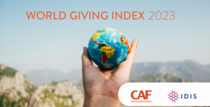 Brasil cai para a 89ª posição no World Giving Index 2023