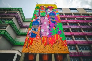 Juiz de Fora ganha nova obra de arte em grande escala do artista Wes Gama