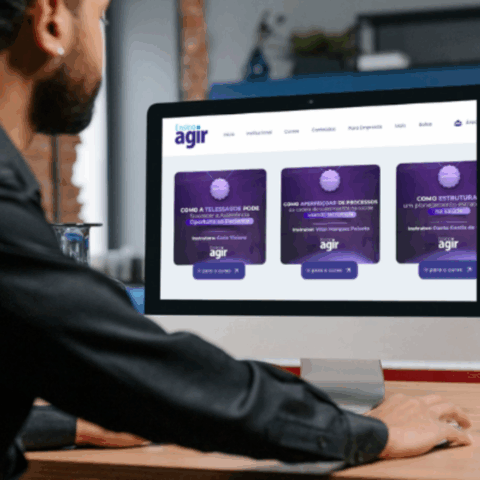 Ensino Agir oferece cursos gratuitos em gestão e saúde