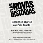 Inscrições do Lab Novas Histórias estão em seu último dia