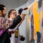 Campos Culturais transforma quadra em arte em Santos Dumont